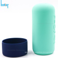 Couvercle de bouteille en verre de protection Manchon de pot Mason en silicone